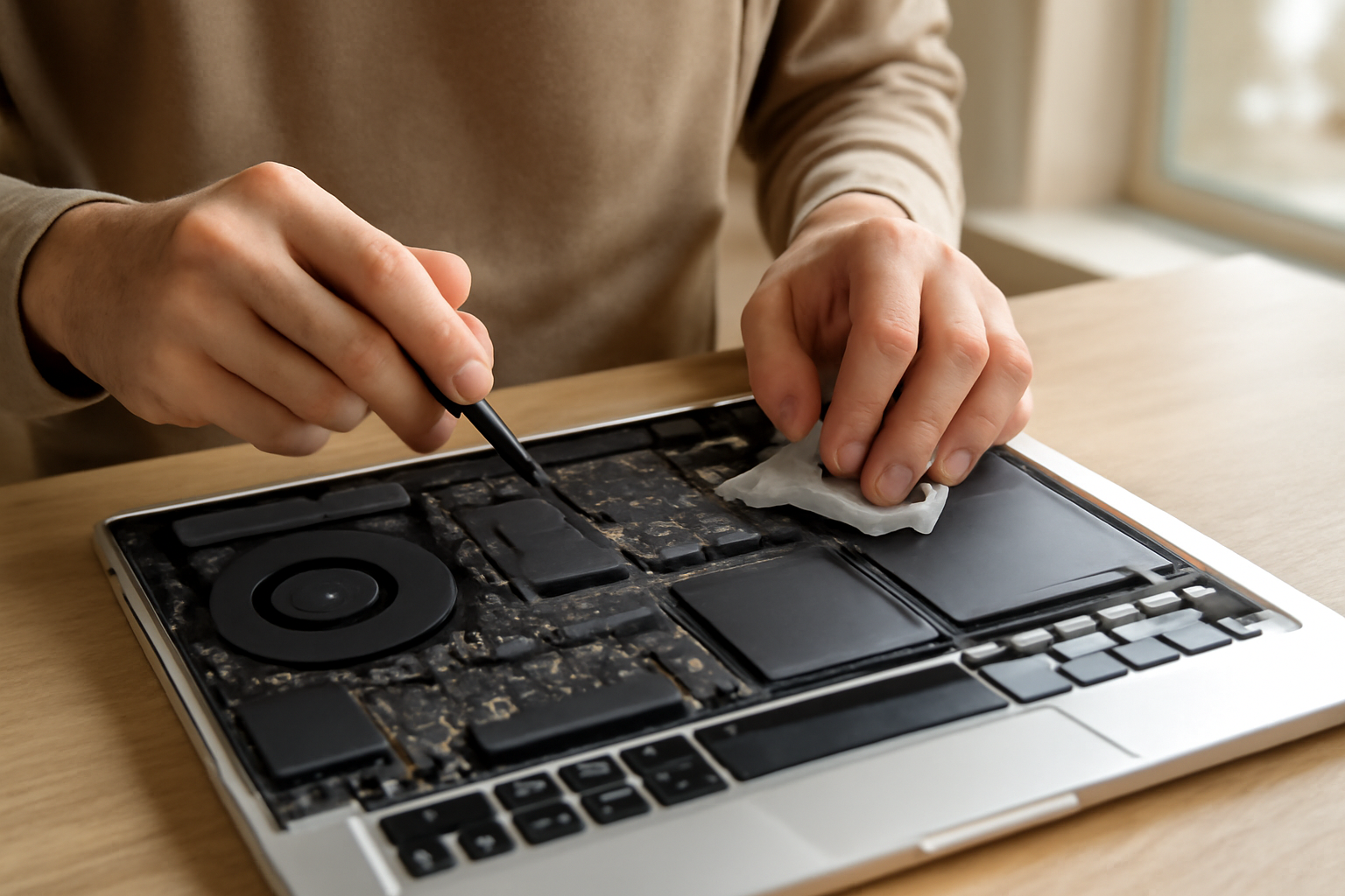 Mikor kell laptopot tisztítani belülről?