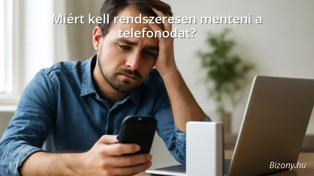 Miért kell rendszeresen menteni a telefonodat?